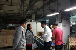 華謀咨詢為某（家具制造行業）公司進行現場問題點挖掘指導