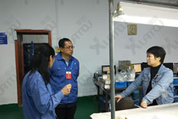 華謀咨詢為某（金屬加工行業）公司進行現場各區域指導