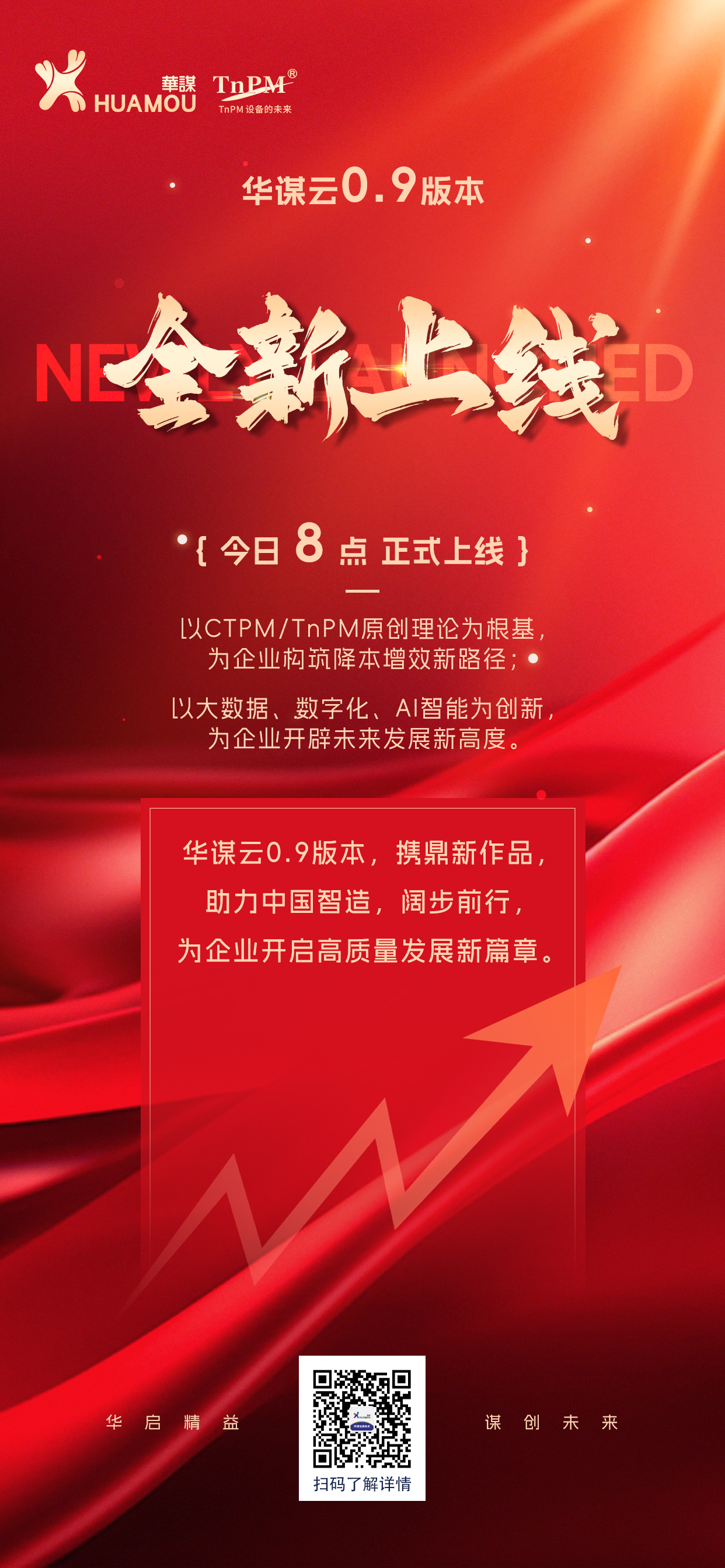 華謀云0.9版本正式發布！六大黑科技加持，助力企業管理效率飛躍式提升